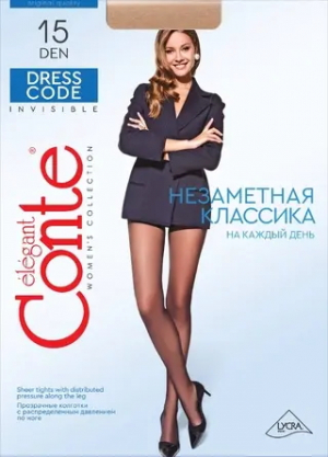 Колготки женские Dress Code 15XL (конверт)